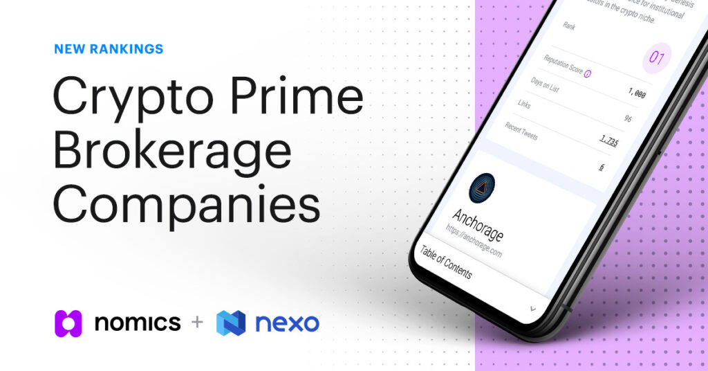 Ranking the Top Crypto Prime Brokerage Companies of 2020