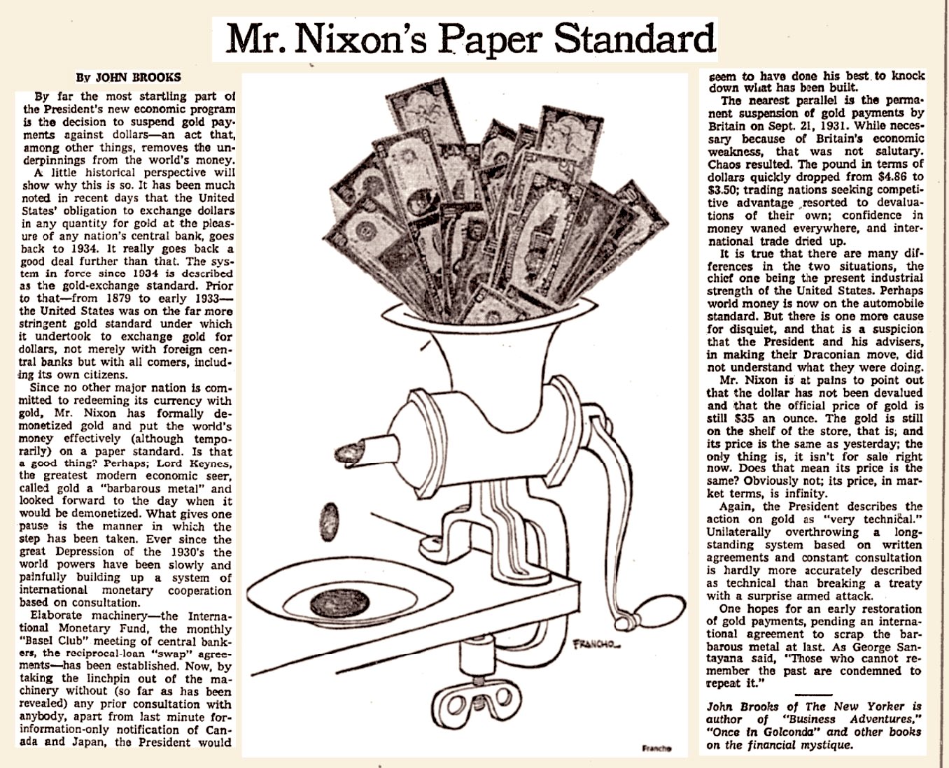 E81mU4TWEA4UoeB - What happened in 1971? President Nixon broke money, giving central banks absolute monetary authority. Bitcoin fixes this. E81mU4TWEA4UoeB