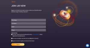Opening an account is easy with GoldenCoins